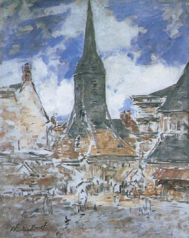 Claude Monet The Bell-Tower of Saint-Catherine at Honfleur Germany oil painting art